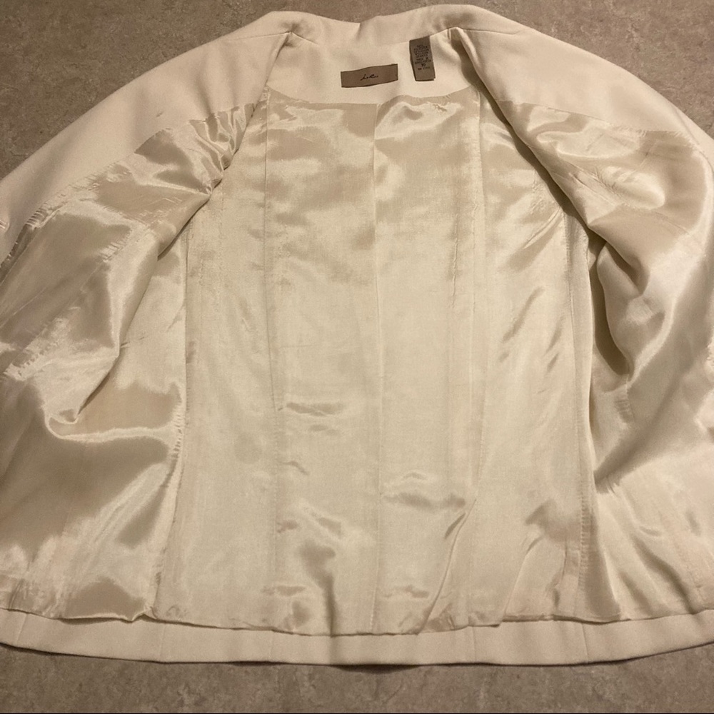 👛 Retro(2002) ivory suit (blazer/skirt) by i.e., 10 - Picture 12 of 16